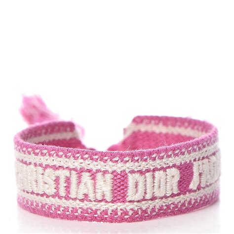 bracelet tissu christian dior|christian dior bracelet woven price.